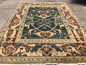 VINTAGE MODERN TIBETAN RUG BY TUFENKIAN WOOL PILE - Picture 1 of 5