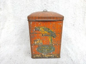 1930s Vintage Sharps Super Kreem Toffee Tin Box Advertising Rare England TB181 - Picture 1 of 7
