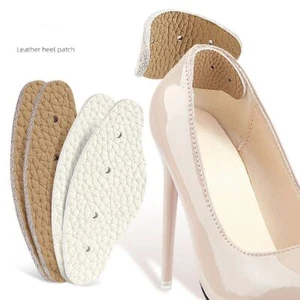 Wear-resistance Heel Grips Liner Leather Heel Protector Shoes Heel Pads - Picture 1 of 8