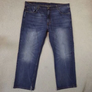 Levis 569 Jeans Herren 40x32 Maße 42x30 Loose Straight Leg Blau Denim Distressed - Bild 1 von 15