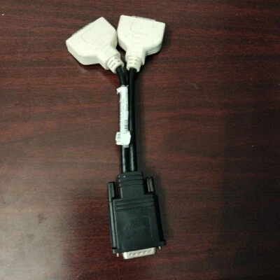 Dell H9361 Single DMS-59 to Dual DVI Splitter Y Cable - Image 1 of 3