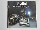 Rollei Camera System,  8 x 8 in Brochure, 35 Page. 1970's Approx