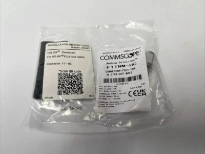 ANDREW Commscope F1TNM-HC Type N Male Connector For 1/4” FSJ1-50A Cable / New!