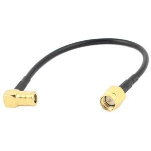 SMA-J mâle vers femelle smb-kw RG174Câble coaxial Pigtail 15cm - Photo 1/3