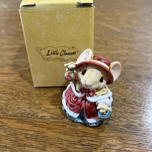 Ganz Little Cheesers Auntie Blossom With Ornaments # 05310 1991 NIB Mouse Figure - Picture 1 of 8