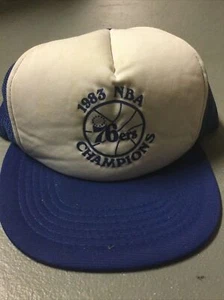 Sombrero Gorra SnapBack Philadelphia 76ers Sixers Champions 1983 vintage - Imagen 1 de 6