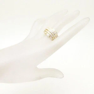 CARTIER Oriane Ring Diamond #57 No. 16.5 K18YG Yellow Gold Jewelry - Picture 1 of 9