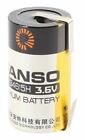 Fanso Lithium Thionyl Chloride Battery D Size 3.6V 20Ah Tagged Type 34X62mm