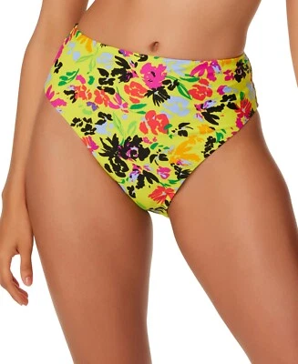 Pantalones de bikini Bar Iii ESF13284 para mujer florales tiro elegante traje de baño talla mediana Foto 1 de 2