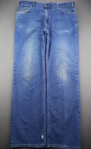 Vintage Levi's Jeans Skosh More Straight Stretch USA Made Medium Wash Size 38x30 - Bild 1 von 12