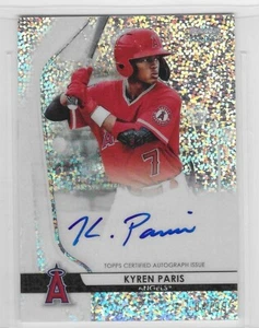 2020 Bowman Sterling Kyren Paris Speckle Refractor Auto 04/99 - Picture 1 of 2