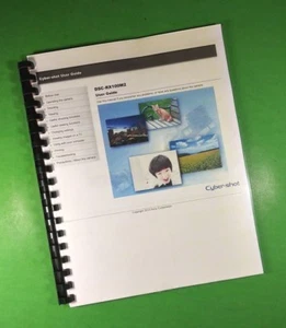 Owners Manual for Sony DSC RX100M2 FULL Camera 247 Pages W/Clear Covers - Picture 1 of 1