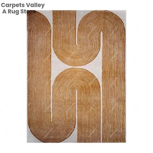 Viper Gold, Ink, Olive Hand-Tufted Wool Handmade Area Rug Carpet for Any Room - Picture 1 of 16