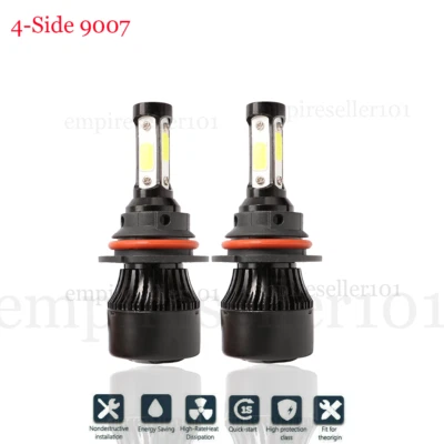 HB5 9007 LED Headlights 20000LM LED Light Bulbs Kit High Low Beam Super Bright - Image 1 of 4