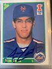 Alan Zinter #671 Signed Autograph Auto 1990 Score Baseball Trading Card
