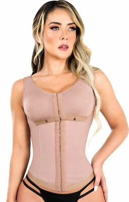 Post Surgery Partum Vest Bra Women Girdle Fajas Reductoras Colombianas 620C - Image 1 of 3