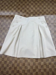 Nautica Back To School Girls' School Uniform Skort Khaki Youth Size 16 Reg - Picture 1 of 9