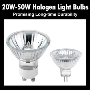 Halogen Spotlight Bulb Bi-pin 2pin Base Gu10 Mr16 Mr11 Gu4 Dimmable Spotlights - Picture 1 of 12