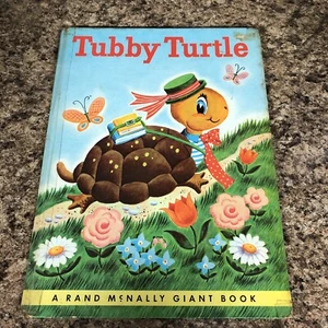 Tubby Turtle-Helen Wing & Helen Adler-1961 Rand McNally Giant Book-(DX) - Picture 1 of 6