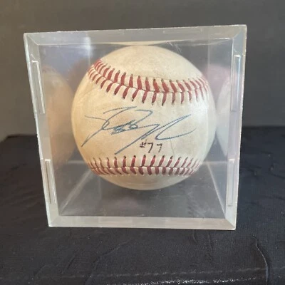 Reggie Willits California (LA) Angels #77 Signed Rawlings Baseball in BOX - Image 1 of 4