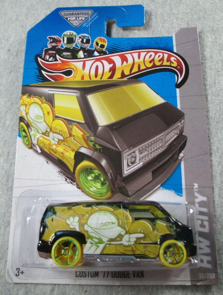 Dodge Van #32/250 Treasure Hunt '77 personalizada - fundido a presión sellado - Hot Wheels Foto 1 de 4