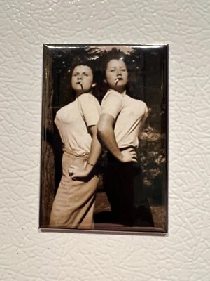 BULLET BRA and Cigarettes, Funny Sexy 50s Pinup MAGNET 2x3" Refrigerator Locker - image 1 of 3