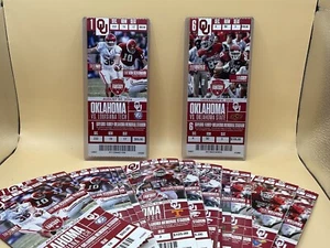 Boletos de temporada 2014 de fútbol americano Oklahoma Sooners (¡Elige tu juego!) - Imagen 1 de 1