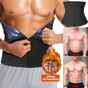 Men&Women Waist Trainer Body Shaper Waist Trimmer Slimming Belt Sauna Sweat Band - Picture 1 of 23
