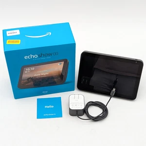 Amazon Echo Show 8 (1st Gen) Alexa Smart Home Speaker W/ Spacial Audio - Black - Picture 1 of 7
