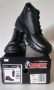 NIB Rocky TMC Black Postal-Approved Public Service Chukka Boots Sz 9 1/2 WI - Picture 1 of 9