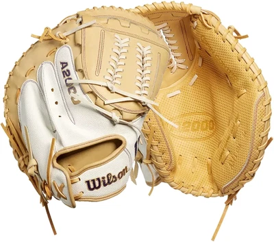 BIG SALE - Wilson 34'' AM1 A2000 SuperSkin Series Fastpitch Catcher's Mitt - Image 1 of 4