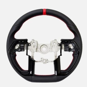 Steering Wheel For 2024+ Tacoma Tundra Sequoia TRD Sports Red Ring Black - Picture 1 of 7