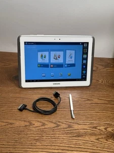 Samsung Galaxy Note 10.1 GT-N8010 16GB – White Wi-Fi Android Tablet with Stylus - Picture 1 of 8