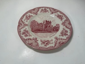Johnson Brothers Old Britain Schlösser rosa Speiseteller Blarney Castle 1792 10 Zoll - Bild 1 von 4