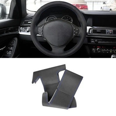 For BMW M Sport E36 1996-2000 E39 Z3 E36 Blue Line Steering Wheel Leather Cover - image 1 of 4