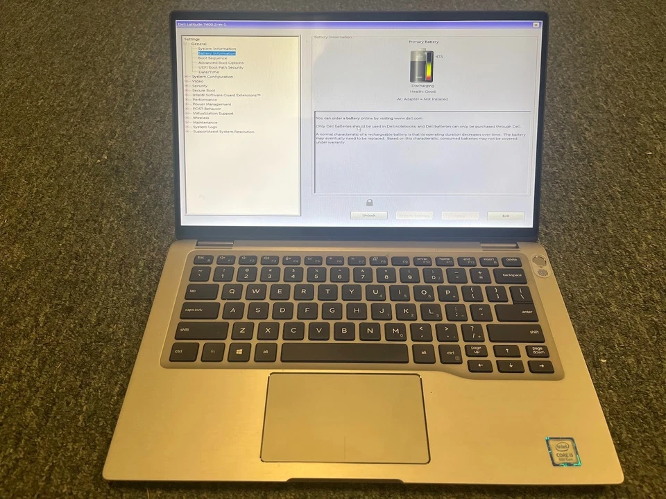 Dell Latitude 7400 2-in-1, i5-8250U 1.6GHz 8GB RAM, w/ Drive, READ - Image 1 of 1