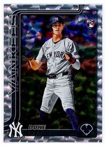 Tablero de aluminio Topps 2025 estampado plateado Duke Ellis radiocontrol New York Yankees #599 - Imagen 1 de 2