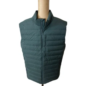 Chaleco de plumón Vuori Steadfast verde Aspen para hombre talla grande - Imagen 1 de 5