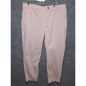 Nike Dri Fit Herren Golfhose 38x32 hellrosa Freizeit Chino leichte Activewear - Bild 1 von 8