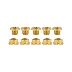 Origin8 Single-Ring Chainring Bolts, Alloy, Gold - Picture 1 of 1