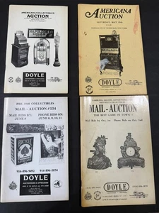 Vintage Doyle Collectibles, Advertising, Gambling Auction Catalogs....4 Items - Picture 1 of 8