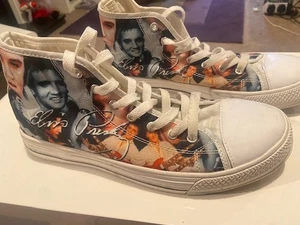 V.RARE: Elvis Converse Style Canvas Shoes / Trainers / Sneakers *NR AS NEW* - Bild 1 von 7
