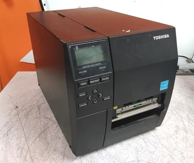 TOSHIBA B-EX4T2-GS12-QM-R Thermal Barcode Label Printer No Ribbon No Label - Image 1 of 4