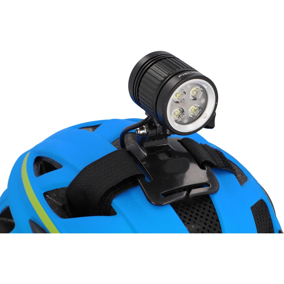 Helmleuchte FISCHER LED Fahrrad Helmlampe Akku Kopfleuchte1600 Lumen - Bild 1 von 4