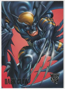 1995 Fleer DC Versus Marvel - Amalgam Preview #1 of 4 - Dark Claw Logan Wayne - Bild 1 von 2