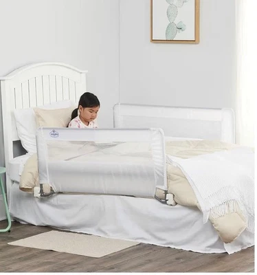 NUEVO Paquete de 2 protectores de riel de cama de doble cara Regalo Swing Down Foto 1 de 4