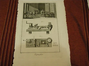 1700 DIDEROT D'ALEMBERT PINGLIER PL 1 STECKNADELHERSTELLER  - Bild 1 von 1