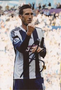 WEST BROM: MORGAN AMALFITANO SIGNED 6x4 ACTION PHOTO+COA - Picture 1 of 1