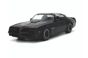 1977 Pontiac Firebird Trans Am 1/24 Scale Diecast Model by Jada - Flat Black - Picture 1 of 9