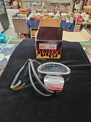 Electronic Speedometer W/Built In LED Tachometer-For Harley Davidson-#39-0599 - Image 1 of 4